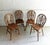 Brown Antique Windsor Dining Chairs, 1920s, Set of 4 For Sale - Image 8 of 17