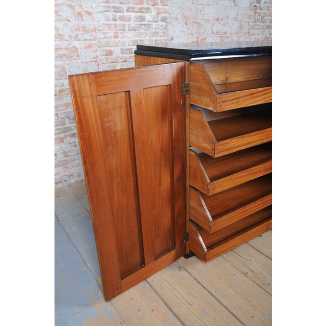 Black Art Deco Sideboard in Mahogany by J. Gočár for Pud, Czech, 1910s For Sale - Image 8 of 11