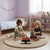 Hand Tufted Bear Wall Rug for Children's Room – Handmade Wool Rug Wall Hanging | Size 2'x2' For Sale - Image 4 of 11