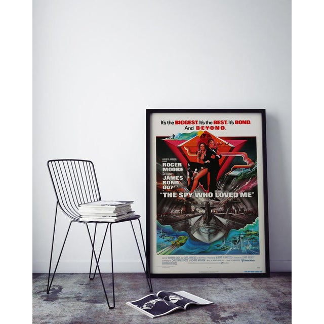 James Bond The Spy Who Loved Me Movie Poster, USA, 1977 For Sale - Image 4 of 5