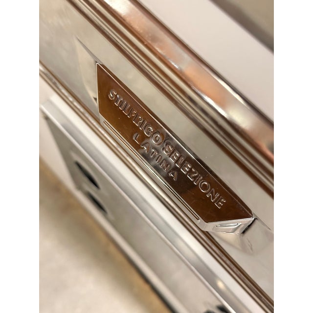 Vintage Steel Bar Cabinet and Stools, 1970s, Set of 4 For Sale - Image 6 of 18