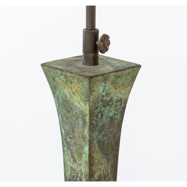 Stewart Ross James Verdigris Bronze Table Lamp For Sale In New York - Image 6 of 8