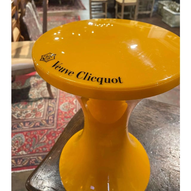 French Vintage French Veuve Clicquot Champagne Cooler Tam Tam Stool For Sale - Image 3 of 10
