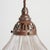Antique Reclaimed Glass Pendant Light from Holophane, 1940s For Sale - Image 6 of 7