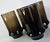 Brown Vintage Deepest Mocha Swerve Tumblers- Set of Four For Sale - Image 8 of 9