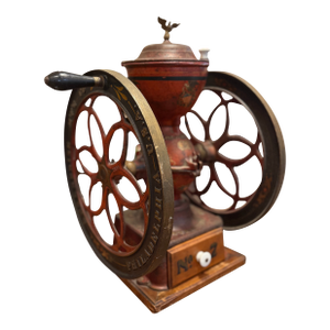 Antique Original Enterprise MFG Co. Cast Iron Coffee Grinder- Model No. 7