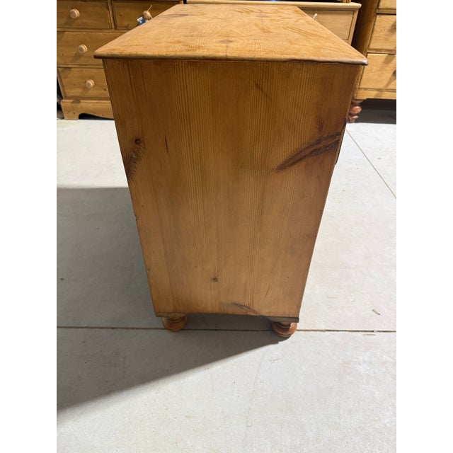 Antique Pine Three Drawers - Chest of Drawers From England For Sale - Image 9 of 18