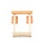 Ash and Fabric Variable Stools in Apricot and Black by Peter Opsvik for Varier, Set of 2 For Sale - Image 16 of 18