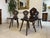 Brown Vintage Side Chairs, Set of 4 For Sale - Image 8 of 16