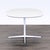 2010s Eames Eolo Modern White Dining Set With Oval Table and 4 Eiffel Chairs For Sale - Image 5 of 10
