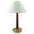 Teak & Brass Table Lamp Asea No E1240 from Bergboms, Sweden 1940s For Sale - Image 13 of 13