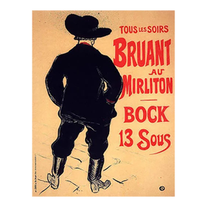 Lautrec Lithograph 11 Bruant Au Mirliton 1966