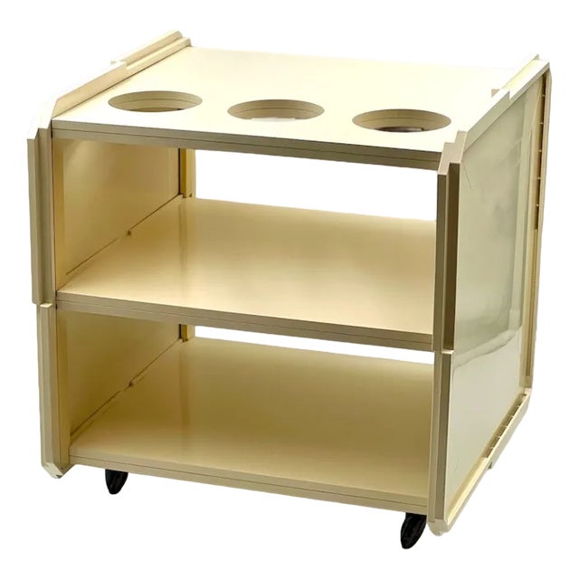 Modular Bar Cart by Franco Cattelan for Xilema, Italy, 1960s For Sale