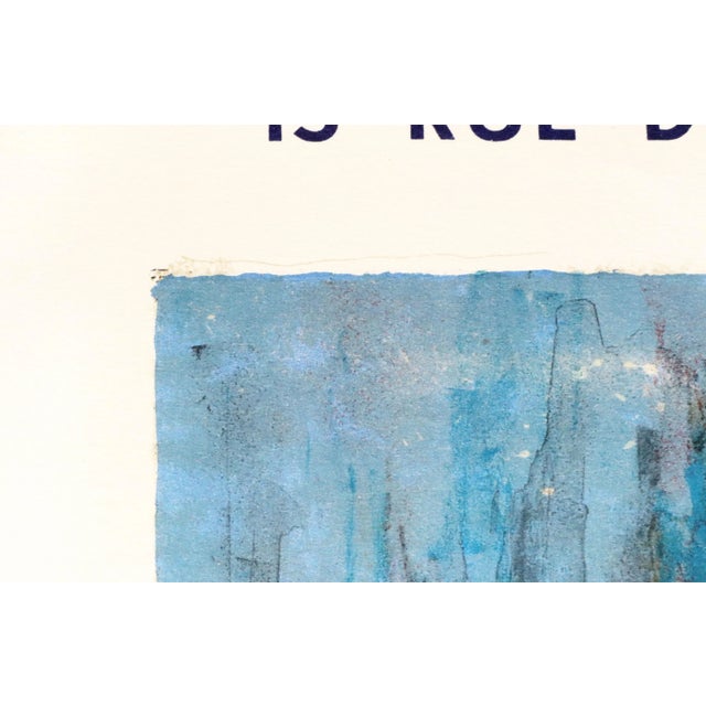 1967 French Exhibition Poster, Tony Agostini, Galerie De La Lumiere For Sale - Image 6 of 9