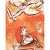 An excellent large full-color print of color lithograph "The Virgin of Israel" by Marc Chagall, first published in...