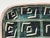 Vintage hand painted studio pottery decorative plaque. Signed in the manner of Robert Picault