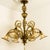 Beautiful and elegant hand blown murano glass chandelier. Made around the 1970s. This light fixture consists of six hand...