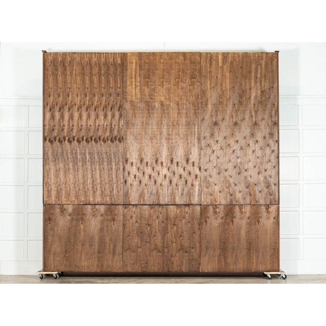 Oak Glazed Haberdashery Bookcase Cabinet, 1890 For Sale - Image 14 of 15