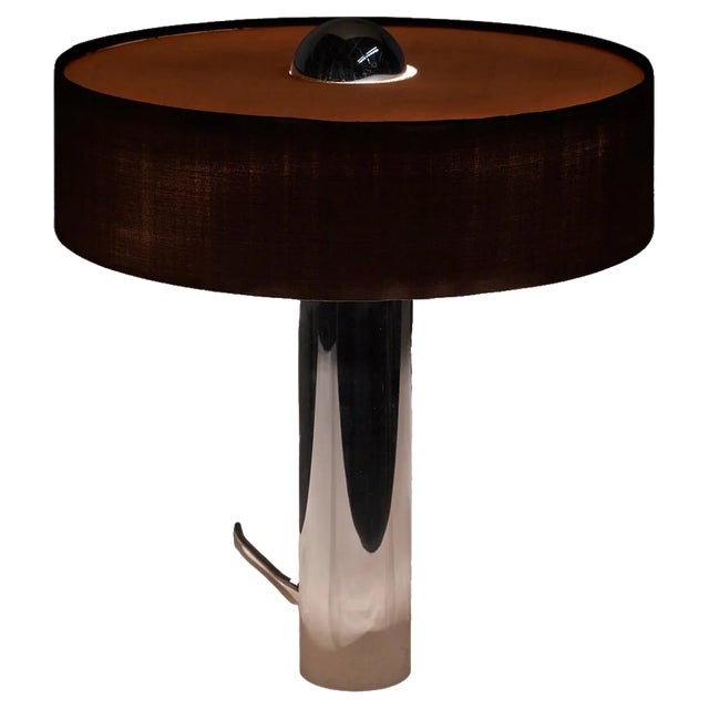 Mid-Century Modern Chrome Table Lamp attributed to Cosack, Germany, 1960s For Sale