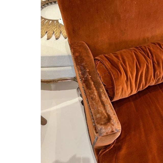 18th Century Venetian Walnut Chaise For Sale In New Orleans - Image 6 of 9