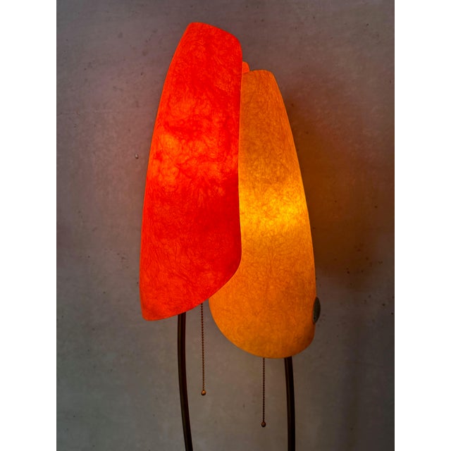Vintage Fiberglass Floor Lamp by Carl Auböck, 1950s For Sale - Image 10 of 14