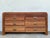 Chocolate Vintage Pencil Reed Waterfall Dresser For Sale - Image 8 of 12
