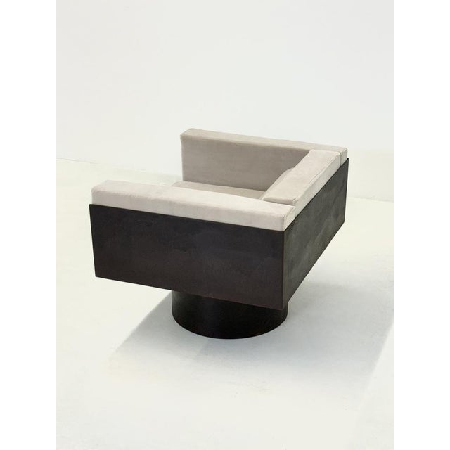 1970s Italian Sculptural Metal Lounge Chair, 1970s For Sale - Image 5 of 14