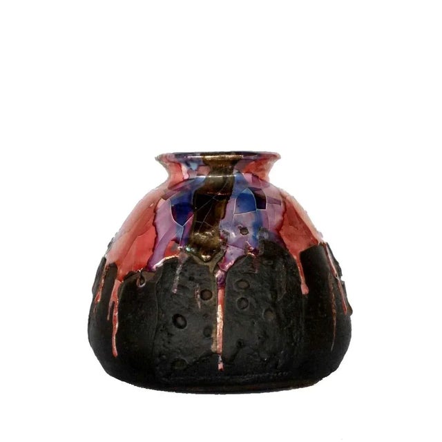 Sardinian Vintage Ceramic Vases by Claudio Pulli, Set of 2, in Flawless conditions. Designed 1970 to 1979