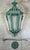 Vintage Neoclassical Verdigris Lantern – Greek Key Detail – Restored & Rewired For Sale - Image 12 of 15