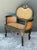French Provincial Vintage Paradigm Cane Settee For Sale - Image 3 of 12