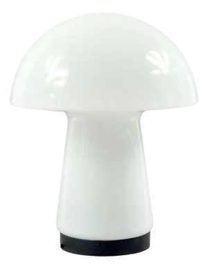 Large Space Age Mushroom-Shaped Glass Table Lamp from Limburg, Germany, 1970s