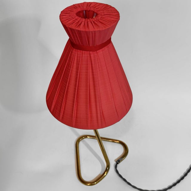 Gold Mid-Century Table Lamp Model 321 in Brass from Eskilstuna Elektrofabrik, Sweden, 1950s For Sale - Image 8 of 12