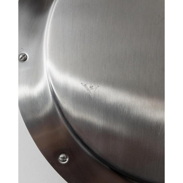 Vintage Tray in Stainless Steel, 1980s For Sale - Image 10 of 11