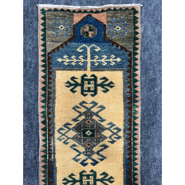 Turkish Yastik Rug 1'4" x 3'4" For Sale - Image 4 of 5