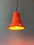 Orange Ceramic Pendant Lamps, Set of 2 For Sale - Image 4 of 11