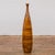 Textured Two-Tone Brown Tall Vase with Narrow Mouth, Elegant Home Decor For Sale In New York - Image 6 of 12