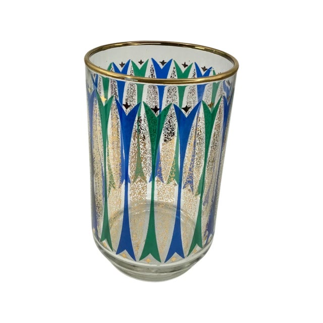 Libbey Glass Co. Set of 8 Libbey Mid-Century Modern Tumblers For Sale - Image 4 of 6