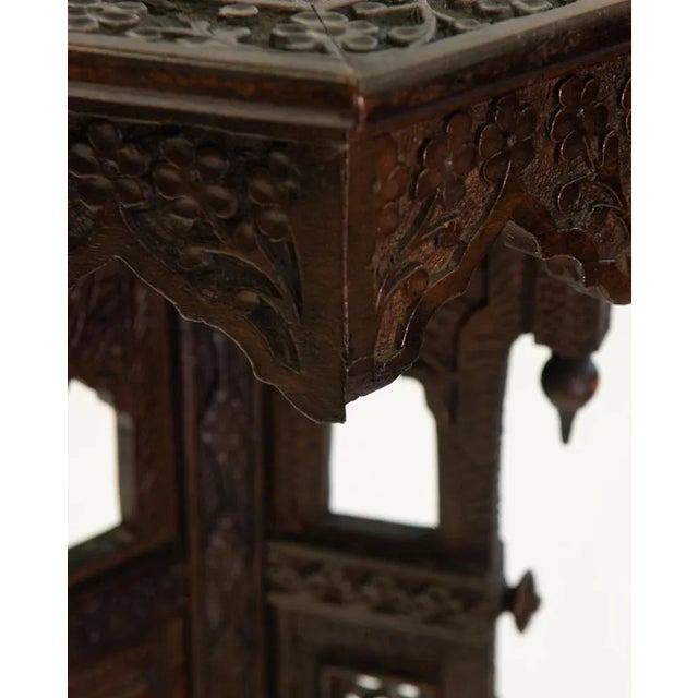 Antique Burmese Anglo-Indian Plant Stand For Sale - Image 9 of 10