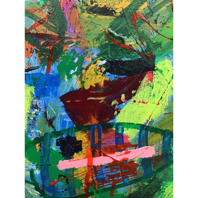 2020s "Fa030225" Acrylic Painting on Stretched Canvas For Sale - Image 5 of 5