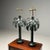 Large Pair of Mid-Century Modern Maison Jansen Style Palm Tree Lamps, Metal For Sale - Image 10 of 12