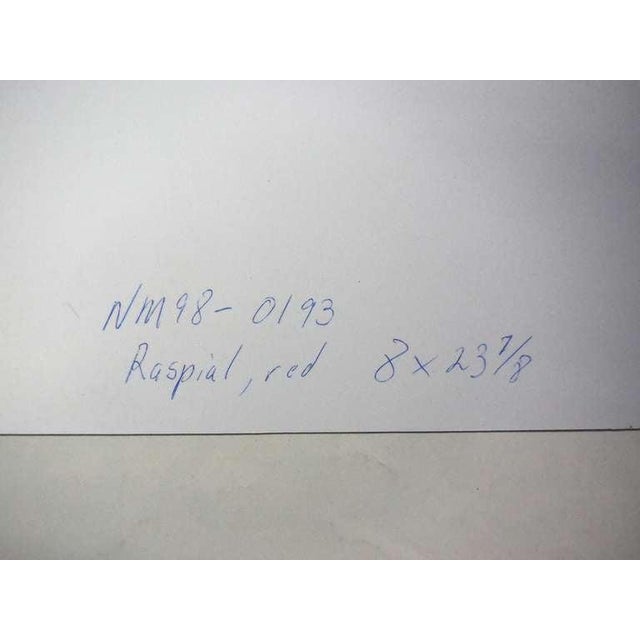 Modern Nicoletta Munroe, Raspail Red, Paris Metro Series, 1998 For Sale - Image 3 of 3