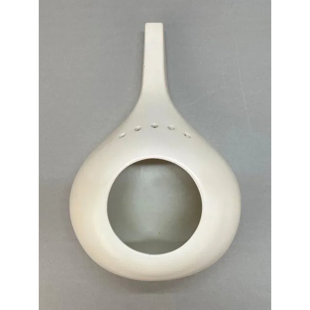 Mid-Century Italian White Ceramic Vase by ZS for Nove di Bassano, 1960s For Sale - Image 11 of 18