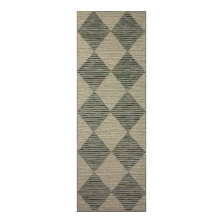Chris Loves Julia x LoloiFrancis Spa / Granite 2'-6" x 7'-6" Runner Rug For Sale