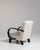Mid 20th Century Mid 20th Century France Cream Wood Armchair For Sale - Image 5 of 11