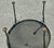 Mid 20th Century Woodard Wrought Iron Small Round Occasional Side Garden Patio Table Mesh Top For Sale - Image 6 of 12