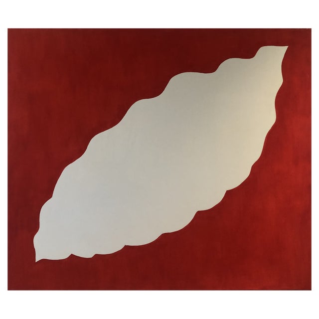 Benna Chu (Meylan), Feuille No. 4, 2000, Oil on Canvas For Sale