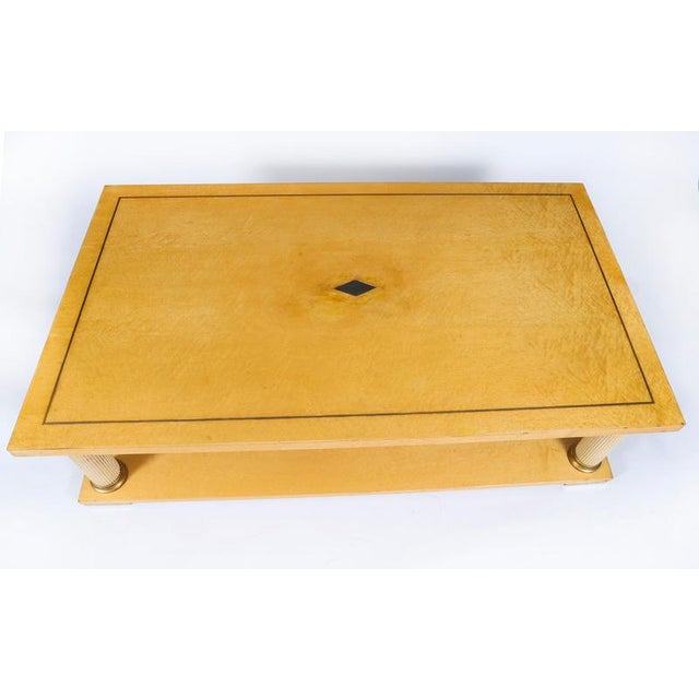 20th Century Birdseye Maple Coffee Table from Harrods For Sale - Image 3 of 13