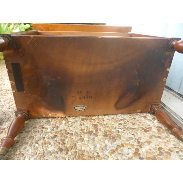 Vintage Cherry Wood Bible/Dictionary Book Stand by Brandt Cabinet Works of Hagerstown Maryland For Sale In Panama City, FL - Image 6 of 8