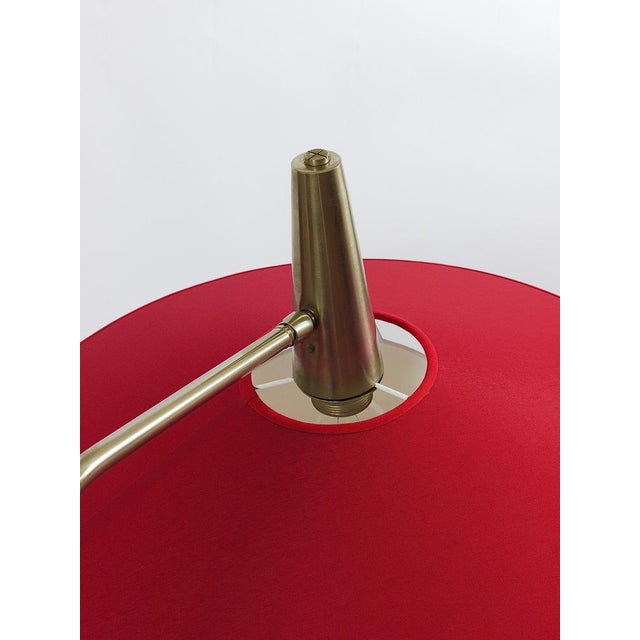Mid-Century Counterweight Floor Lamp in Nickel & Brass from Rupert Nikoll, 1960s For Sale - Image 6 of 18