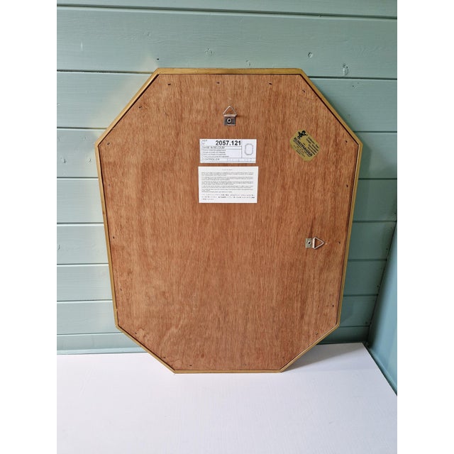 Vintage Belgian Mirror with Gilded Wooden Frames from Deknudt, 1970 For Sale - Image 10 of 12